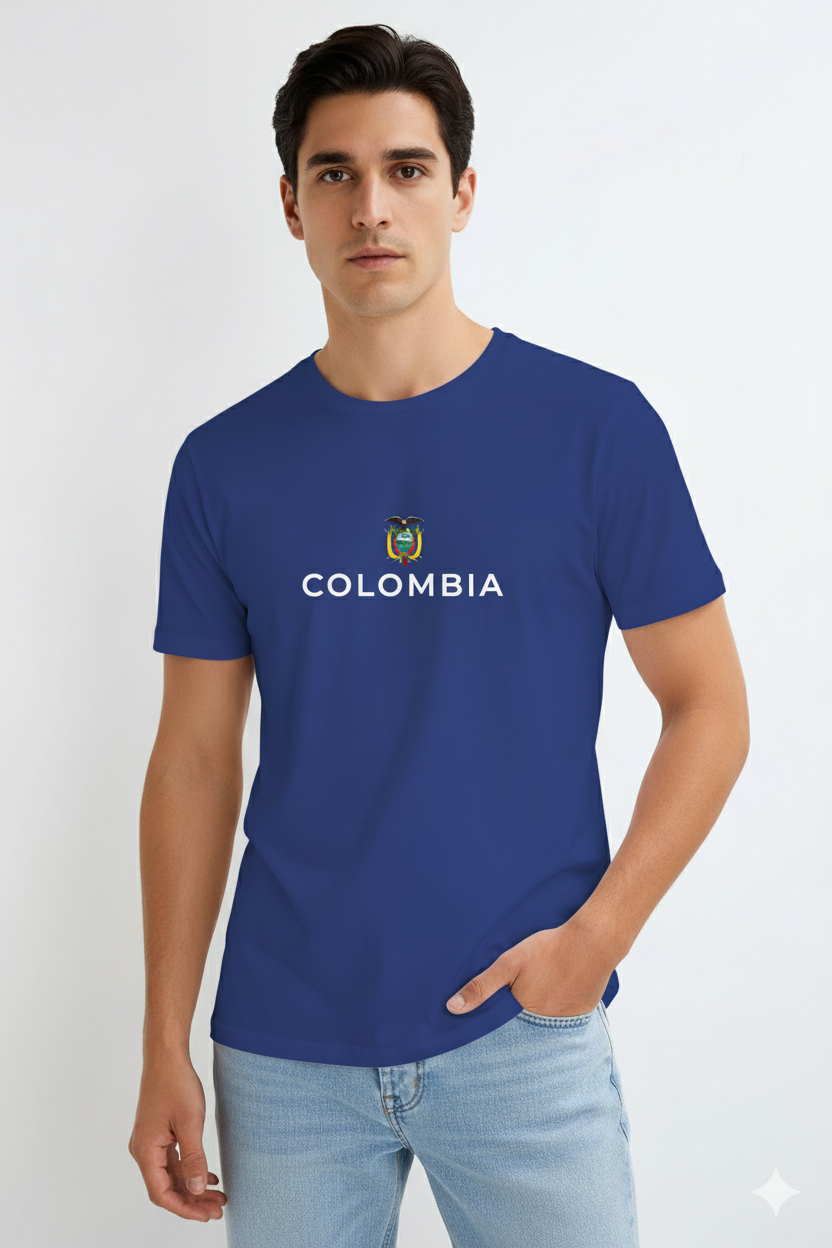 Camiseta Básica “Colombia Escudo”